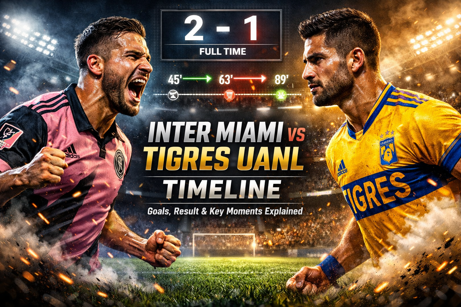 Inter Miami vs Tigres UANL Timeline: Goals, Result & Key Moments Explained
