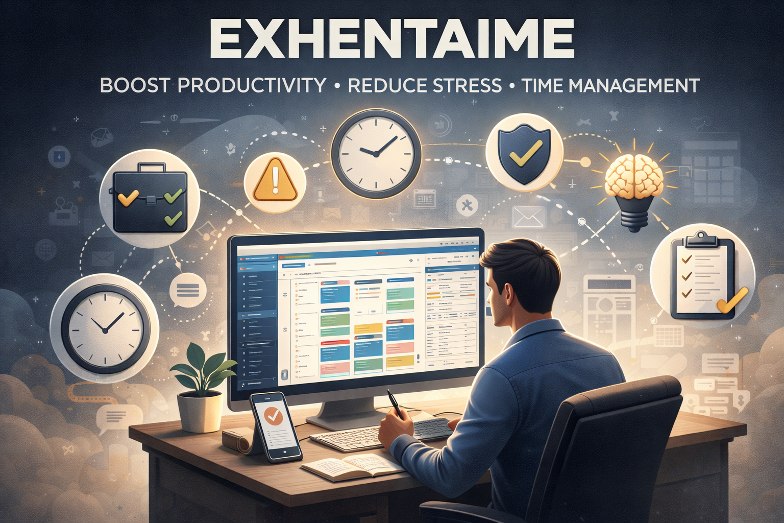 Exhentaime: Boost Productivity, Reduce Stress, Time Management