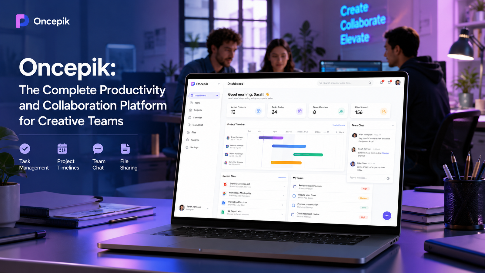 Oncepik: The Complete Productivity and Collaboration Platform for Creative Teams