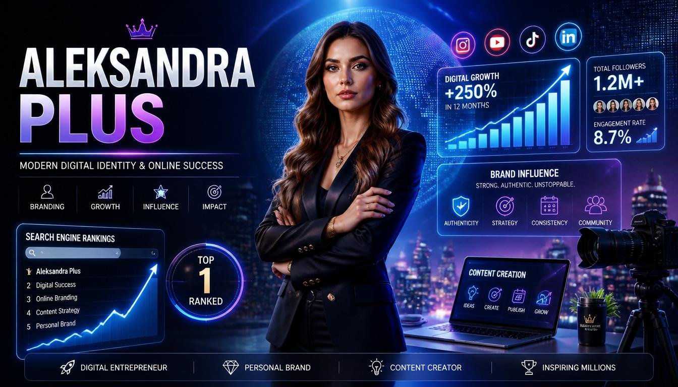 Aleksandra Plus: The Rise of a Powerful Digital Identity and Modern Success Story