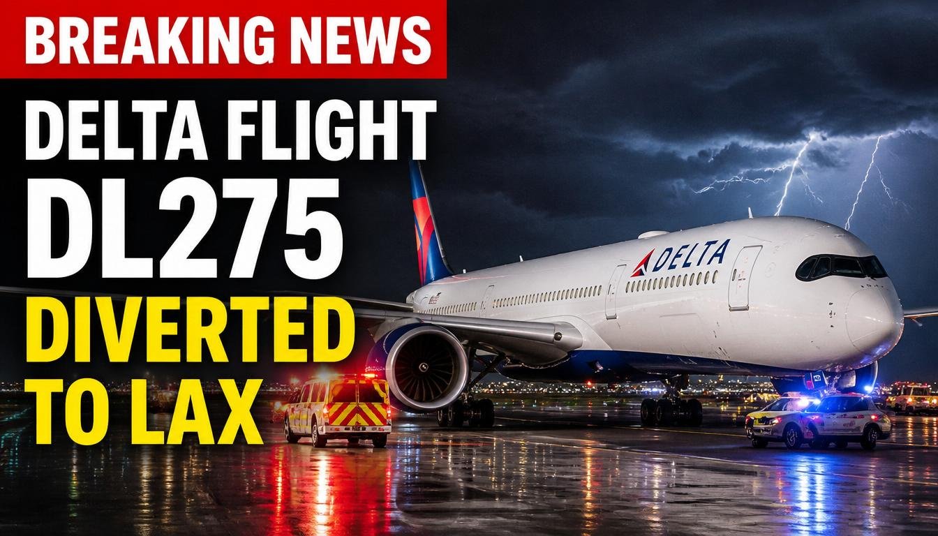 Why Did Delta Flight DL275 Divert to LAX? Complete Incident Breakdown and Latest Updates