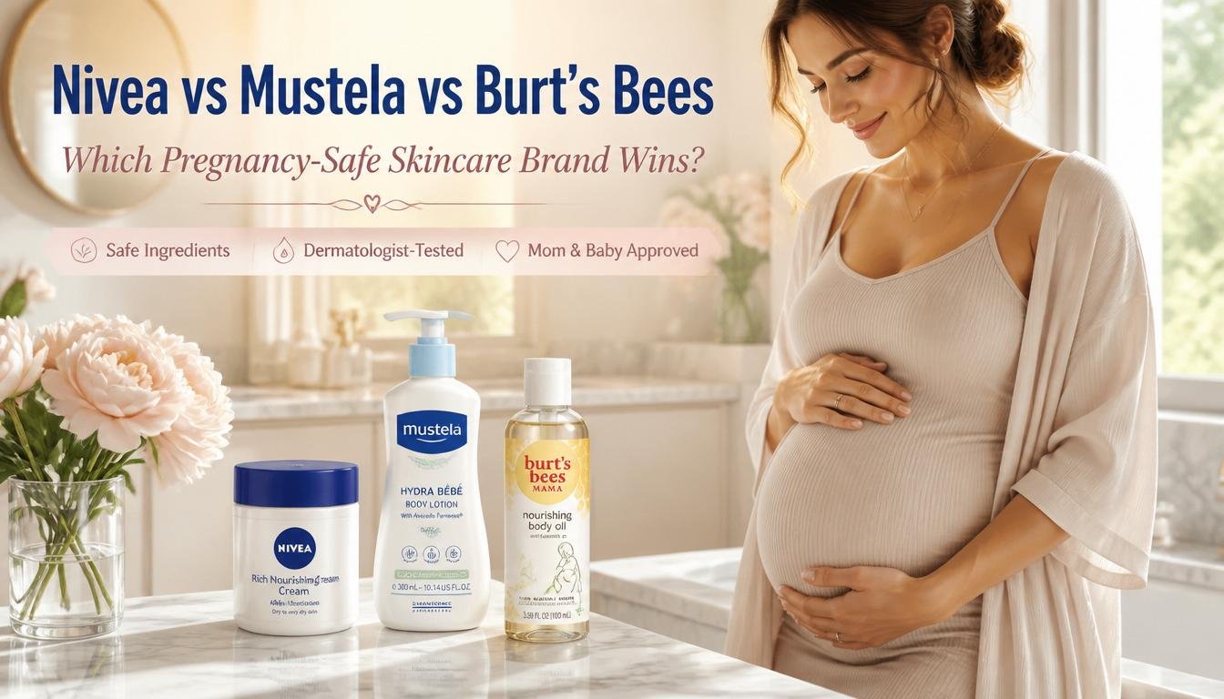 Nivea vs Mustela vs Burt’s Bees: Which Pregnancy-Safe Skincare Brand Wins?